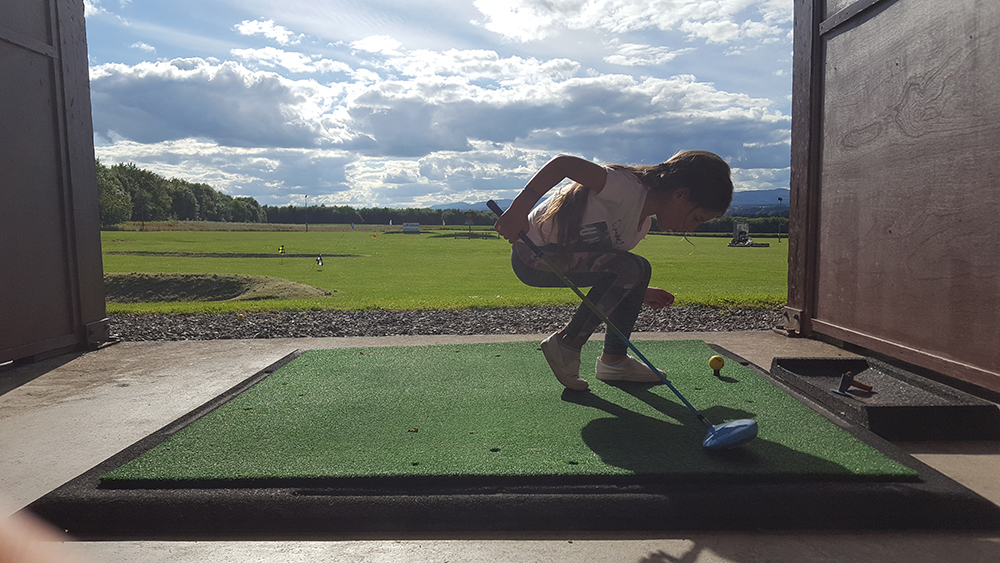 At the Driving Range
